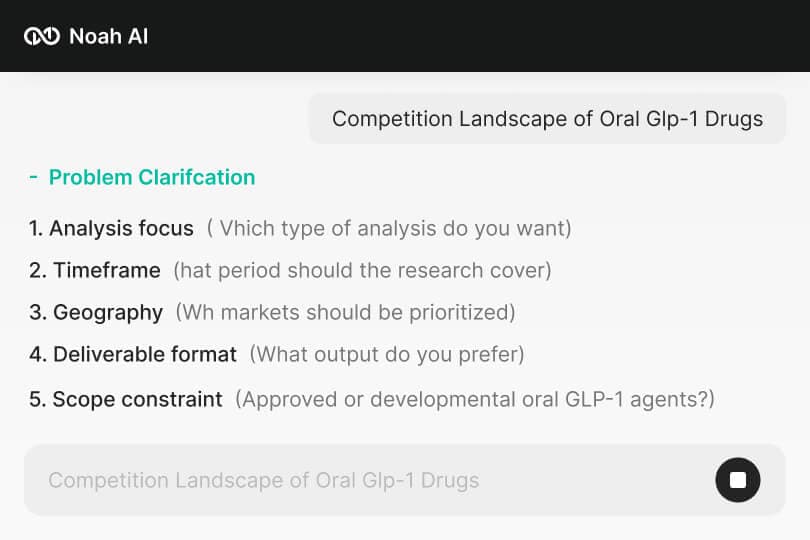 Noah | AI Agent for Life-Science Professionals